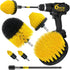 Holikme 6 Pack Drill Brush Set: All Purpose Extended Long Attachment for Crevice Cleaning, Bathroom, Kitchen