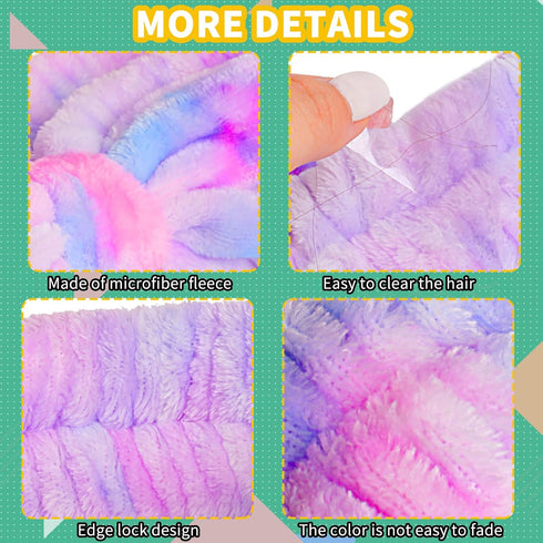 WSYUB Spa Headbands for Girls, Skincare Headband for Washing Face, 8pcs Makeup Headbands for Teens