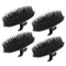 Segbeauty Men's Shampoo Brush, 4pcs Scalp Massage Brushes, Plastic Growth Beard Brush & Round Palm Brush