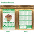 Plant Gift 100% 100G/3.25oz Pure Euryales Semen Powder Natural Gorgon Fruit Flour, Great Flavor for Drinks,Adds Flavor
