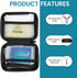 Day and Night Pill Organizer 14 Mini Pill Bags - Color Coded, Pre-Labeled for 7 Days, Travel AM PM Med Wallet