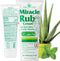 Miracle of Aloe Pain Relieving Cream 8 oz - Fast & Effective Relief for Muscle, Joint, and Arthritis Pain - Maximum