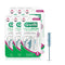 GUM Proxabrush Go-Betweens Refills - Moderate, Compatible with GUM Permanent Handle, Reusable Interdental Brushes, 8ct