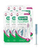 GUM Proxabrush Go-Betweens Refills - Moderate, Compatible with GUM Permanent Handle, Reusable Interdental Brushes, 8ct