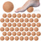 Seenelling 50 Pcs Cork Massage Ball Solid Hard Myofascial Release Yoga Ball for