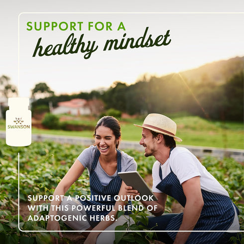 Swanson Rhodiola Ashwagandha Ginseng Complex, 60 Capsules for Energy, Immune Function, Stress Support