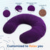 SunnyBay Microwave Heating Pad, Microwavable Heated Neck Pillow for Moist Hot Therapy, Aromatherapy, 2.5 lbs, Purple