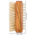 REDECKER Natural Pig Bristle Travel Nail Brush with Waxed Olive Wood Handle, 2-1/4-Inches