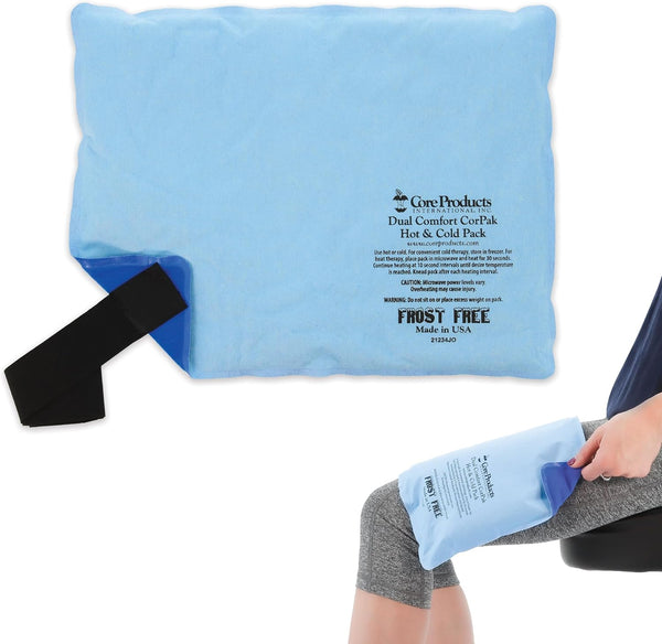 Core Products Dual Comfort CorPak - Reusable hot/Cold Pack for Knee, Back,