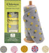 Paperless Towels Roll, Washable Cotton Cloth, 25 Pack with Durable Cardboard Roll, 10" X 10" Eco Friendly