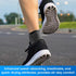 Velpeau Foot & Ankle Support Brace Compression Sleeve with Adjustable Strap, Elastic Wrap for Plantar Fasciitis