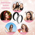 Syhood 5 Pcs Rhinestone Padded Headband, Crystal Beaded Bling Glitter Wedding Hair Accessory