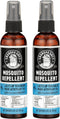 Grandpa Gus's Natural Mosquito Repellent Spray, 4 oz, Pack of 2, Non-Greasy, No DEET