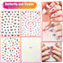 Nail Art Brushes & Decorations Kit, 3D Nail Art Tools, Glitters, Stickers, Rhinestones, Foil, and Striping Tapes