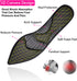Shoe Insoles Women, Breathable Arch Support Insoles, 5D Sponge Comfort Insoles and High Heel Inserts (Black)