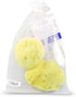 Premium Natural FINA Silk Sponges - 2pc, 4"-4.5" Luxury Soft Sea Sponge for Makeup, Facial Cleansing & Bathing