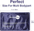 Ice Packs for Injuries, Reusable Gel Cold Pack for Pain Relief, 7”x 11”, Blue for Neck, Shoulder, Ankle, Elbow, Back.
