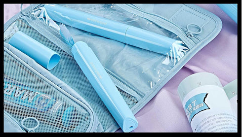 Travel Toothbrush Case, Plastic Container with Air Hole, Breathable Design for Daily Use