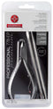 Mundial 3 Piece Nail Care Set - Professional Stainless Steel Cuticle Nippers, Double Nail Spatula, Pusher
