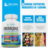 10 in 1 Immune System Support Supplement, Vitamin C (1000 mg), Quercetin, Vitamin D3 (5000iu), Zinc, Elderberry, and