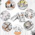 100 Sheets Musical Notes Tissue Paper, Black White Staff Pattern Gift Wrapping for Parties, 19.7 x 13.8 Inch