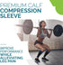Calf Compression Sleeves for Men & Women, Footless Compression Socks for Runners, Shin Splints, Calf Pain Relief