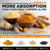 Turmeric Curcumin Supplement 2000mg with Glucosamine Chondroitin & Ginger - Nature's Joint Support, 180 Capsules