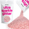 Hemway Premium Ultra Sparkle Glitter, Light Rose Gold Metallic Flake for Arts Crafts Nails Cosmetics, 100g / 3.5oz