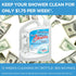 Wet & Forget Shower Cleaner, Multi-Surface, Bleach-Free Formula, Ready to Use, Fresh Scent, 64 Fluid Ounces
