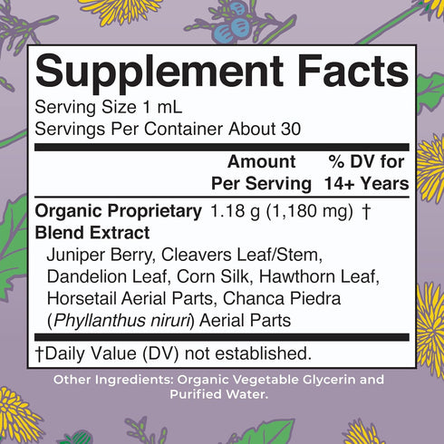 Horsetail 1 Oz MARYRUTH'S Organics Herbal Supplement Drops | Support Renal & Urinary Systems | Juniper Berry | Cleavers