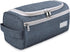 Pantheon Men's Toiletry Bag, Travel Wash Bag Hanging Dopp Kit for Bathroom Shower, Blue