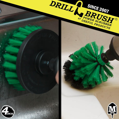 Kitchen Cleaning Supplies - Cast Iron Skillet Scrubber, Pots and Pans Brush, Oven Rack Tool, Sink Scrubbing Brush