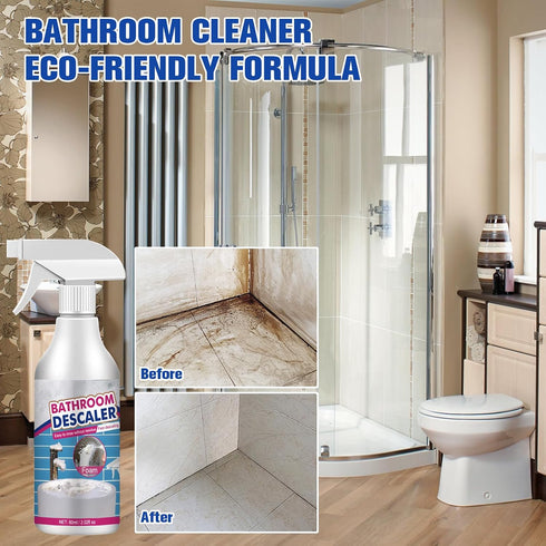 LinTsing 2 Bathroom Descaler Spray, PCS Stubborn Stains Cleaner, Bathroom Foam Cleaner Spray, Bubble Cleaner Foam