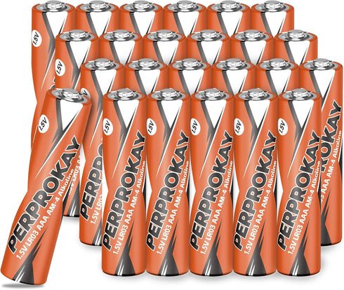 AAA Batteries 24 Pack 1.5V LR03 Triple A Alkaline Batteries?Leakproof| 10 Years Shelf Life| Non-Rechargeable?for