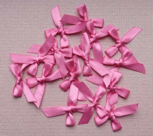 Sowaka 50 Pcs Mini Satin Bowknot Ribbon Bows, Flower Supplies for Gift Wrapping and DIY Crafting Projects
