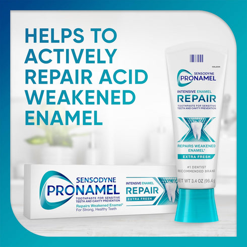 Sensodyne Pronamel Intensive Enamel Repair Toothpaste for Sensitive Teeth, 3.4 Ounces