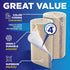Premium Elastic Bandage Wrap, 2pk 4” Self-Closing Reusable Compression Bandage Wrap for Legs and Arms