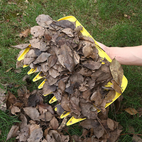 G-BAR Leaf Grabber Set, Handheld Hazelnut Leaf Scoop, Great Tool for Lawn Claw Leaf Blade to Remove Fallen Leaves