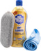 Bundle - Bar Keepers Friend 13oz Cleanser & Polish with Microfiber Towel & Scouring Pad for Kitchen, Bathroom