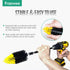 Prozwee 2PACK Set,with Tile Corner Drill Brush Extend Bar Which can Hold and Stabilize,Upgraded Brush Made to Tackle