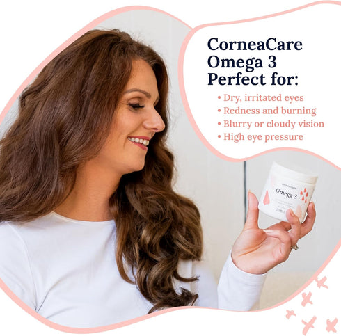 Triple Strength Omega 3 Fish Oil - Nutritional Support for Eyes, Body & Mind | Pure Omega 3 Supplements | 60 Softgels