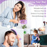 URTHEONE Hair Brush, Detangling Boar Bristle Curved Vented Hair Brush for Women Men Kids, 2 Pack, Pink & Purple