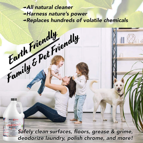 MAXTITE Ultra-Strength 45% Vinegar - Home & Garden Cleaning, 32 oz Bottle