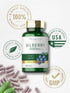 Carlyle Bilberry Extract Capsules, 3600mg, 150 Count, Vegetarian, Non-GMO, Gluten Free Fruit Supplement