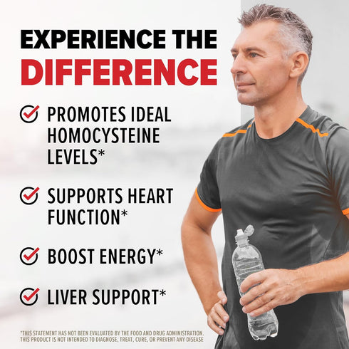 10X Health TMG Supplements - Trimethylglycine Amino Acid as Betaine Anhydrous for Liver Support, Energy, Heart Health,