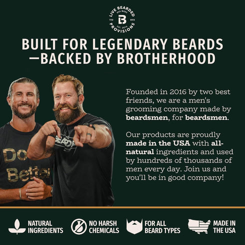 Live Bearded Beard Wash - 8 fl oz Water-Based Face Cleanser with Cedar and Vanilla Scent