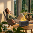 TYJONX Flame Diffuser for Home,Colorful Fireplace Aroma Diffuser for Bedroom,Fireplace Diffuser with Remote