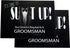 Groomsmen Gift Boxes Set of 2 (8x8x4 in) with Silver Foil Design and Matching Proposal Cards for Wedding Team