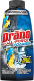 Drano Dual-Force Foamer Drain Clog Remover and Cleaner, 17 oz for Shower or Sink Drains