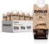 Evolve Plant Based Protein Shake - Café Mocha Flavor with 20g Vegan Protein, Dairy Free, 11oz, 12 Pack